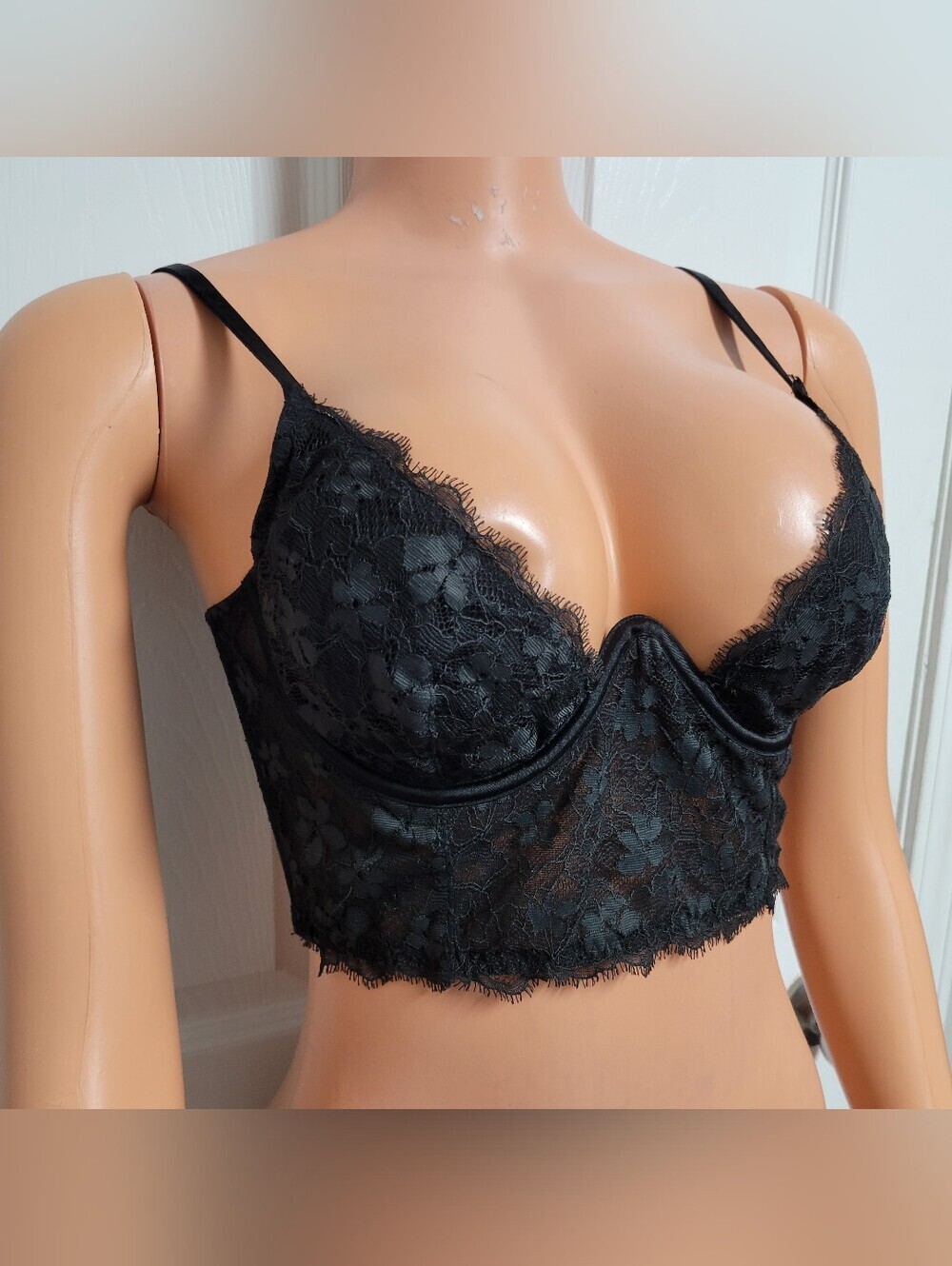 Victoria's Secret Dream Angels Floral Sweet Daisy's Lace Longline Bustier. - Picture 4 of 8